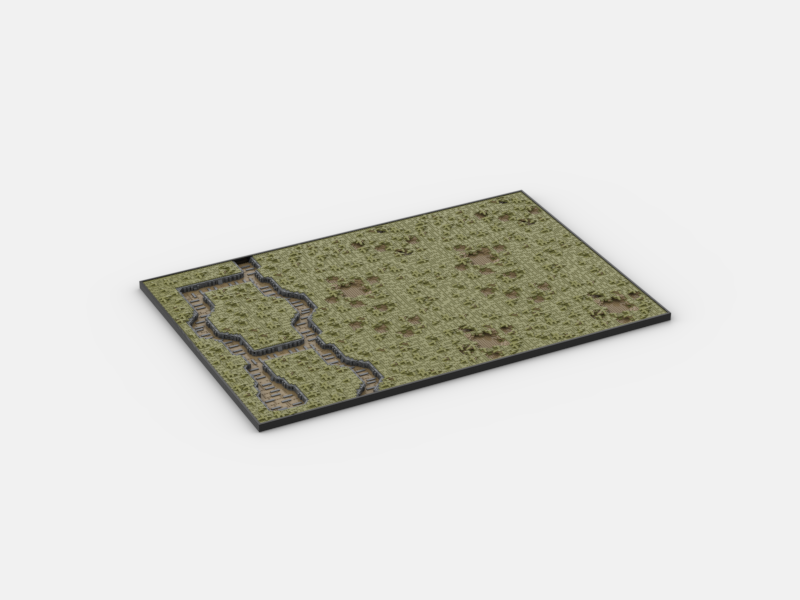 Brick_boss OLIVE GREEN TRENCH Battlefield BBC