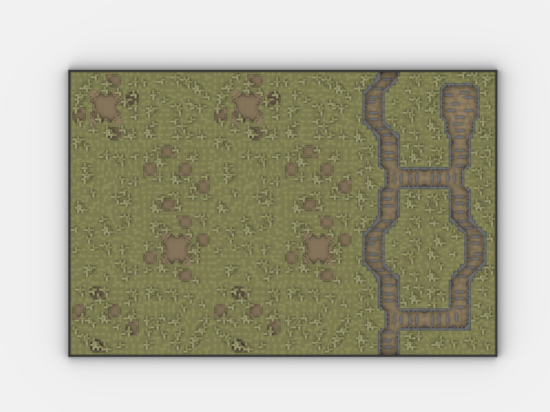 Brick_boss OLIVE GREEN TRENCH Battlefield BBC