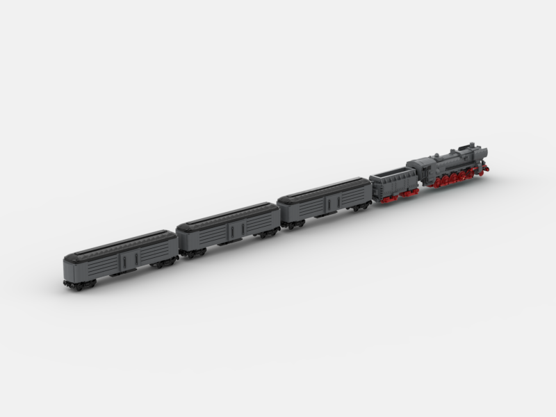 Brick_boss Vintage CARGO Train 2
