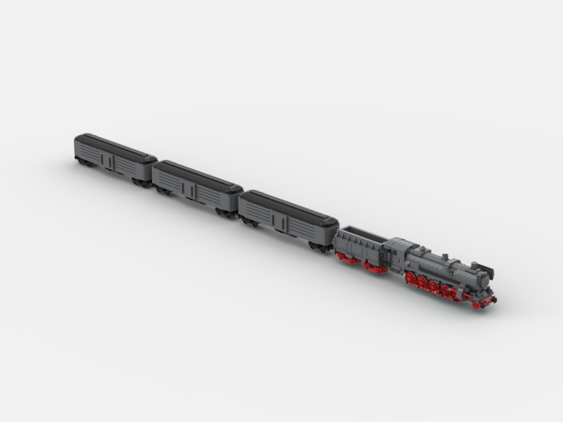 Brick_boss Vintage CARGO Train 2