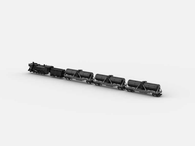Brick_boss Vintage TANKER Train 2