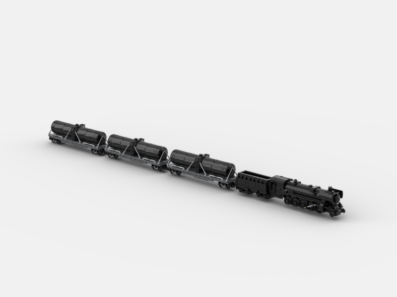 Brick_boss Vintage TANKER Train 2