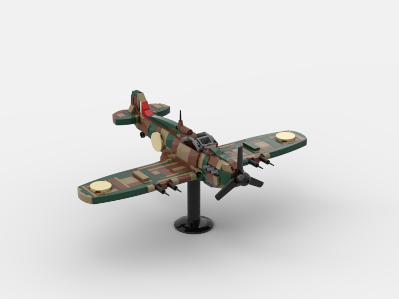 Brick_boss British RAF HAWKER HURRICANE II
