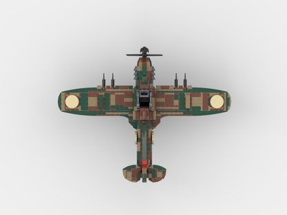 Brick_boss British RAF HAWKER HURRICANE II