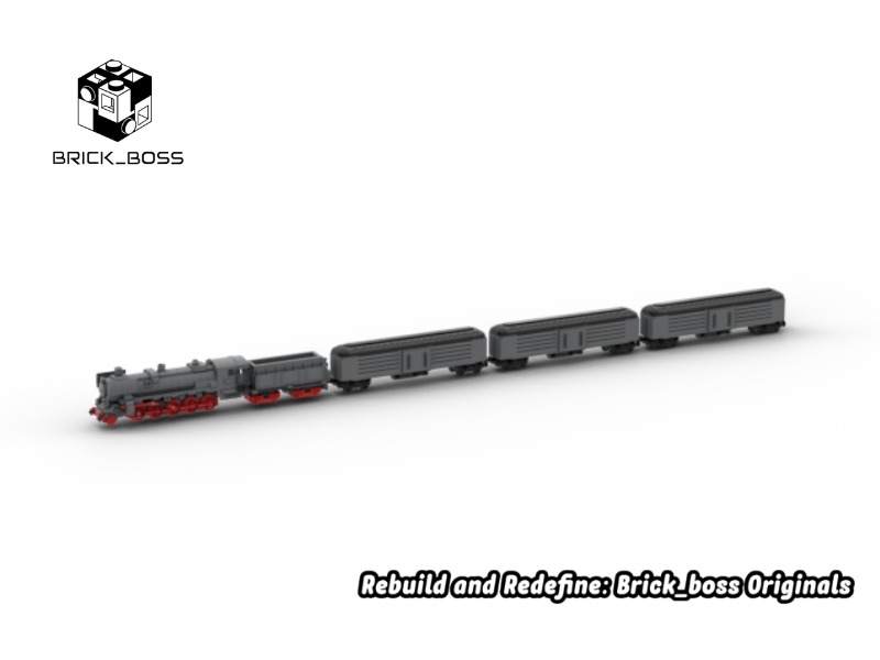 Brick_boss Vintage CARGO Train 2