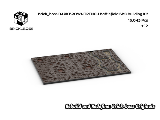 Brick_boss DARK BROWN TRENCH Battlefield BBC