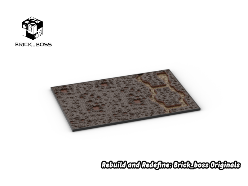 Brick_boss DARK BROWN TRENCH Battlefield BBA