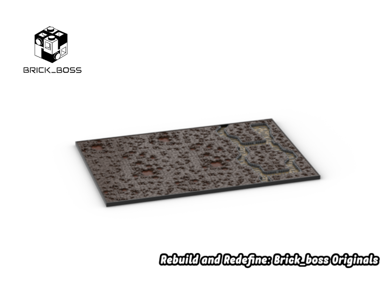 Brick_boss DARK BROWN TRENCH Battlefield BBC