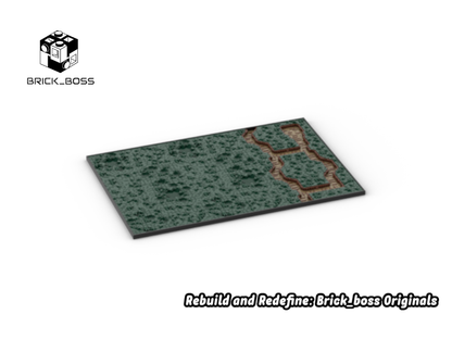 Brick_boss DARK GREEN TRENCH Battlefield BBA