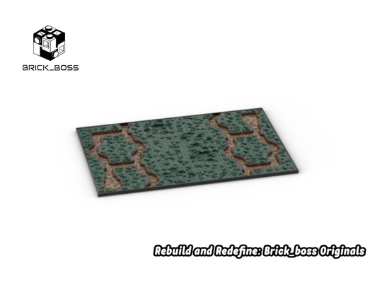 Brick_boss DARK GREEN TRENCH Battlefield ABA