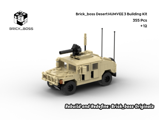 Brick_boss Desert HUMVEE 3