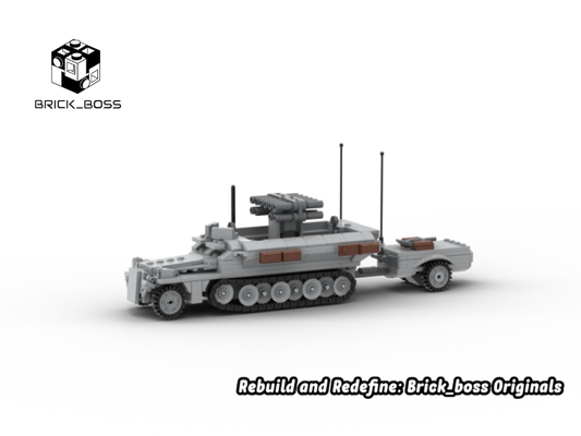 Brick_boss German SDKFZ-251 ARTILLERY 9