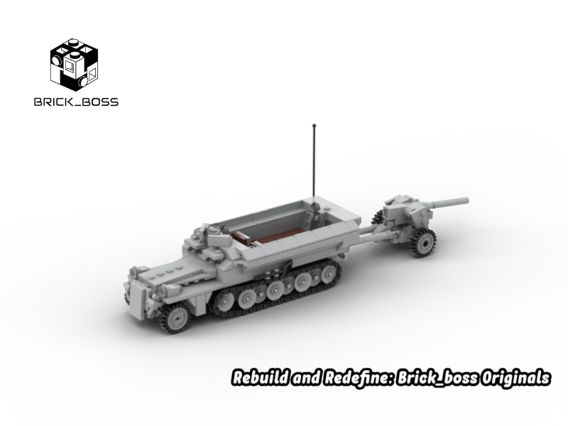 Brick_boss German SDKFZ-251 ARTILLERY