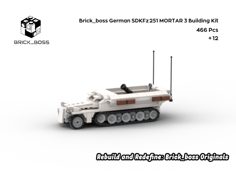 Brick_boss German SDKFZ-251 MORTAR 3
