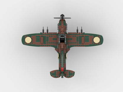 Brick_boss British RAF HAWKER HURRICANE
