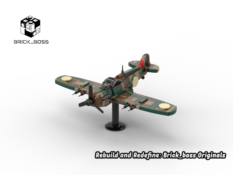 Brick_boss British RAF HAWKER HURRICANE II