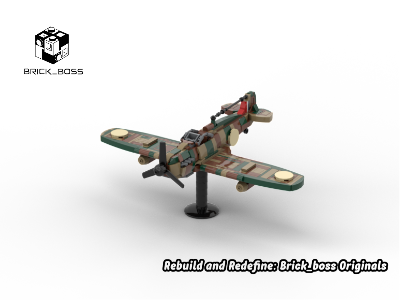 Brick_boss British RAF HAWKER HURRICANE III