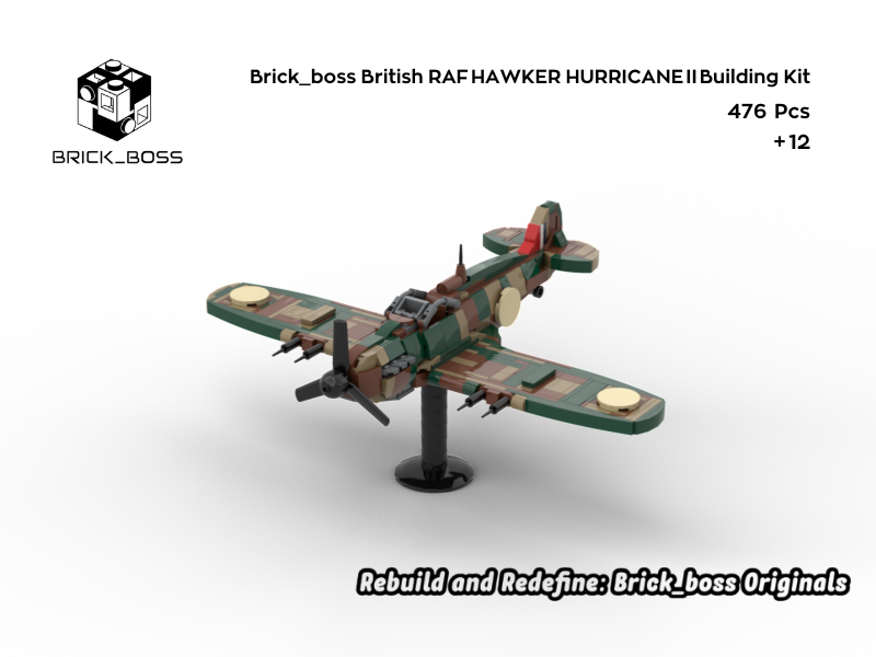 Brick_boss British RAF HAWKER HURRICANE II