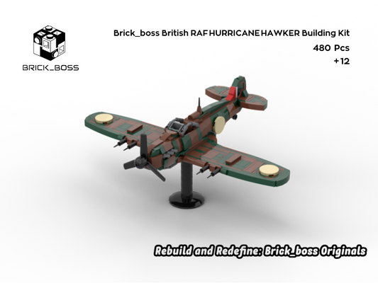 Brick_boss British RAF HAWKER HURRICANE