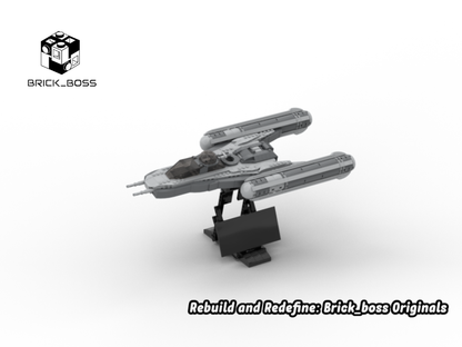 Brick_boss Imperial BTL-B Y-WING Bomber