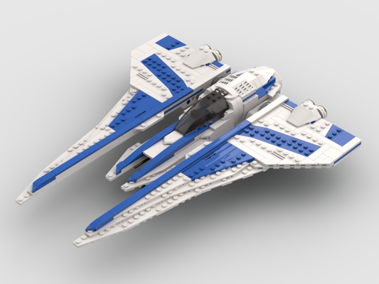 Brick_boss Mandalorian starfighter Kom’rk-class fighter