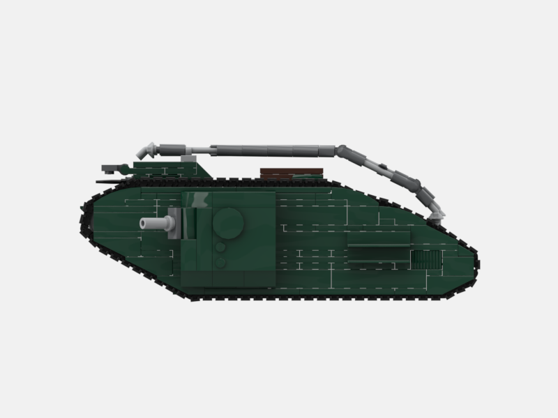 Brick_boss British MARK V Tank II