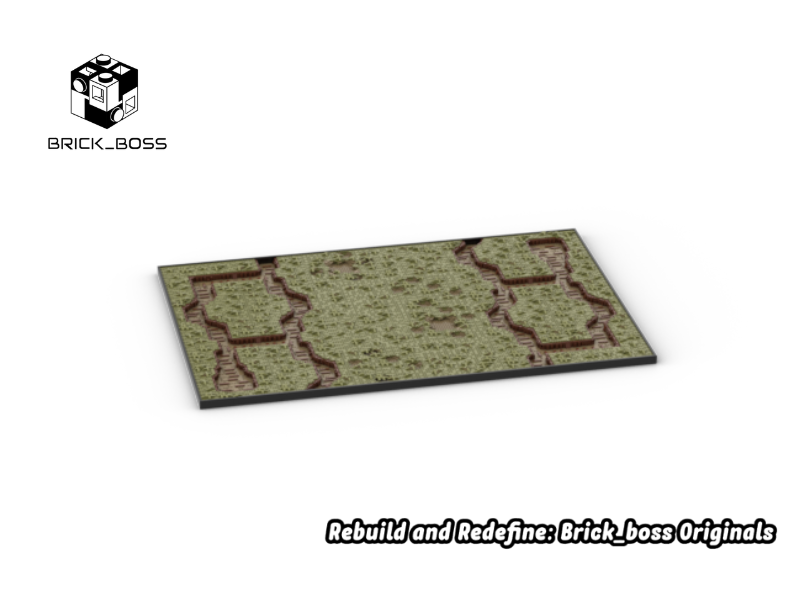 Brick_boss OLIVE GREEN TRENCH Battlefield ABA
