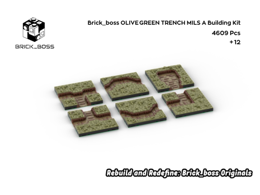 Brick_boss OLIVE GREEN TRENCH MILS A