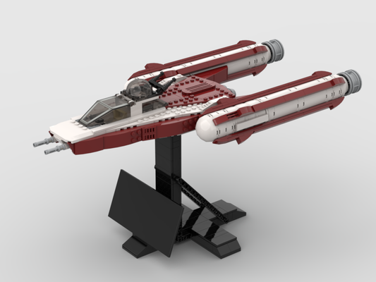 Brick_boss Republic Y-wing (Dark Red)