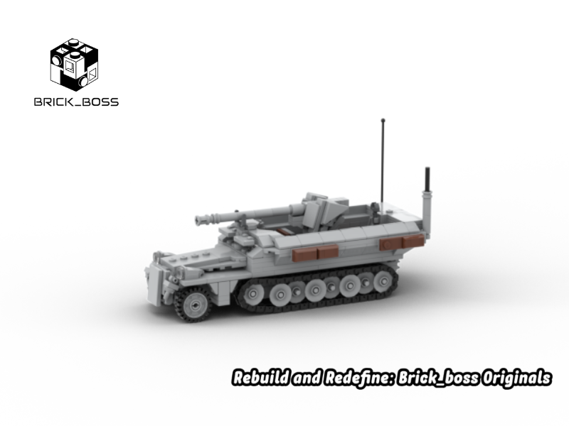 Brick_boss German SDKFZ-251 ARTILLERY 5