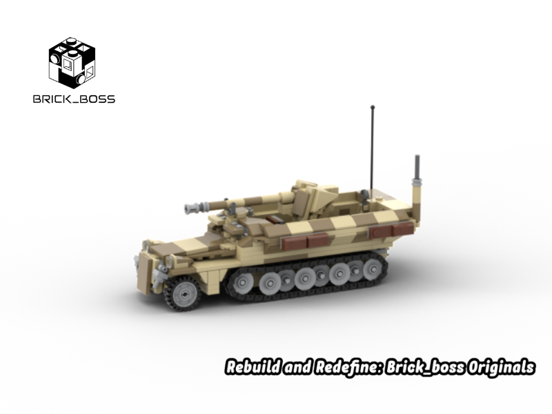 Brick_boss German SDKFZ-251 ARTILLERY 6