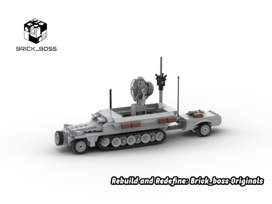 Brick_boss German SDKFZ-251 SPOTLIGHT