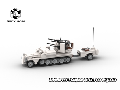 Brick_boss German SDKFZ-251 ANTI-AIRCRAFT 3