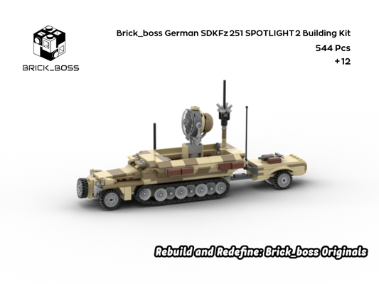 Brick_boss German SDKFZ-251 SPOTLIGHT 2