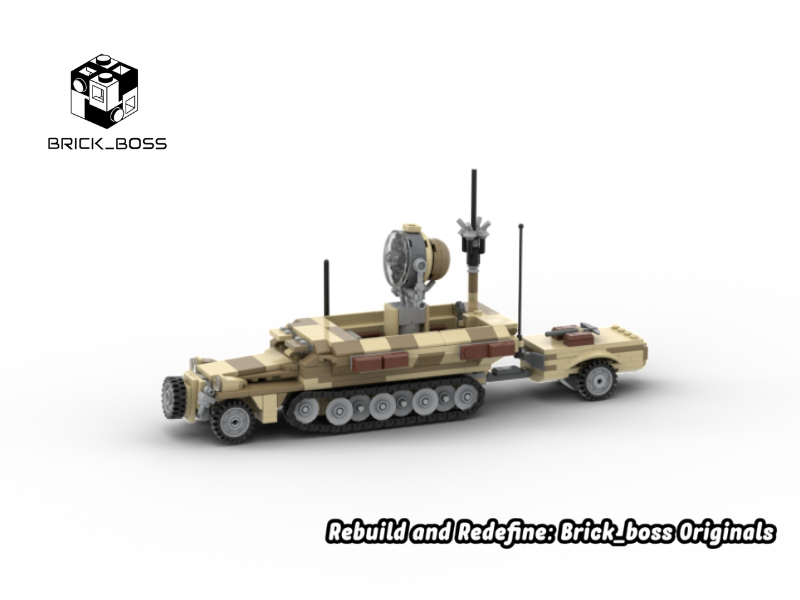 Brick_boss German SDKFZ-251 SPOTLIGHT 2