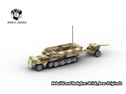 Brick_boss German SDKFZ-251 ARTILLERY 2