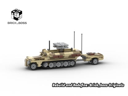 Brick_boss German SDKFZ-251 ARTILLERY 10