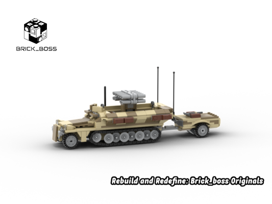 Brick_boss German SDKFZ-251 ARTILLERY 10