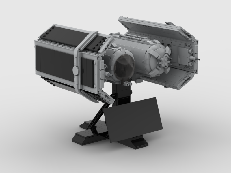 Brick_boss Imperial Tie Bomber With Stand