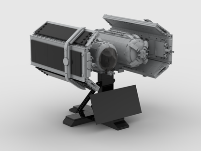 Brick_boss Imperial Tie Bomber With Stand