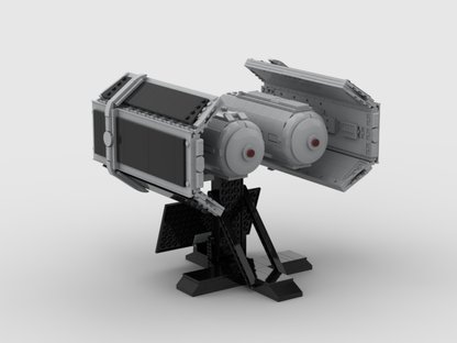 Brick_boss Imperial Tie Bomber With Stand