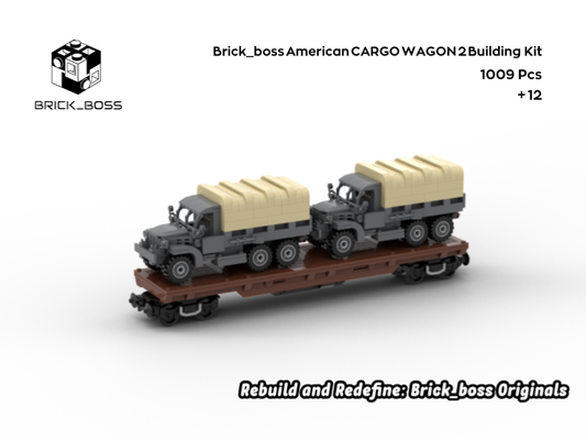 Brick_boss American CARGO Wagon 2