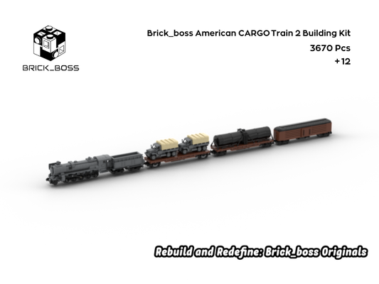 Brick_boss American CARGO Train 2