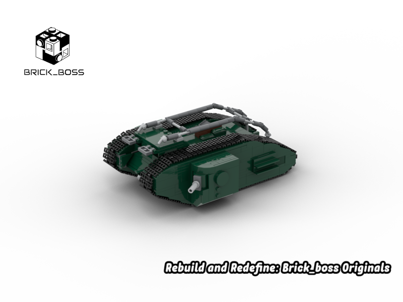 Brick_boss British MARK V Tank II