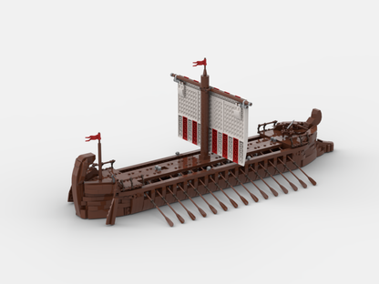 Brick_boss Greek TRIREME Ship