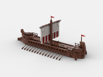 Brick_boss Greek TRIREME Ship