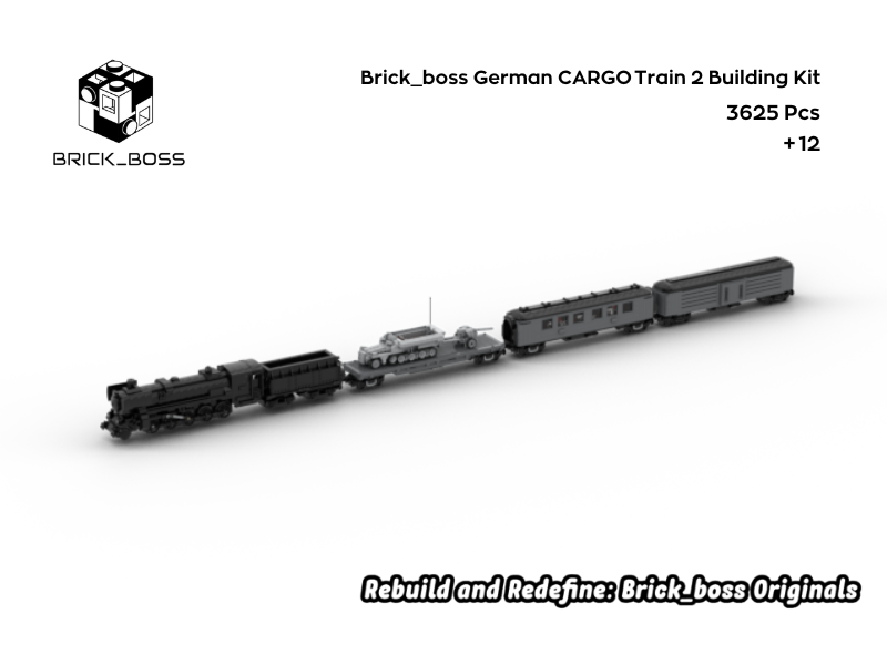Brick_boss German CARGO Train 2
