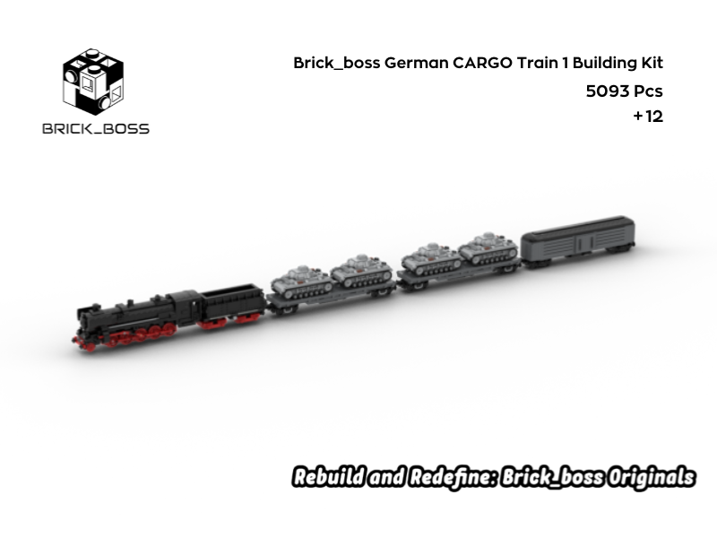 Brick_boss German CARGO Train