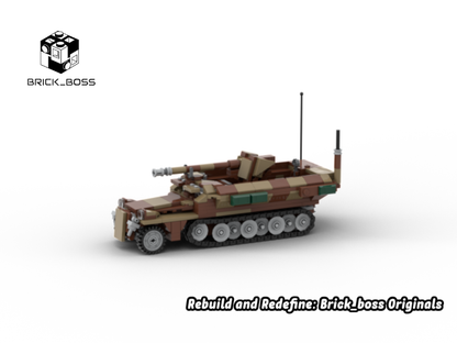 Brick_boss German SDKFZ-251 ARTILLERY 8