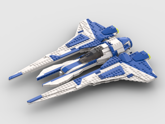 Brick_boss Mandalorian starfighter Kom’rk-class fighter (2012 Style)
